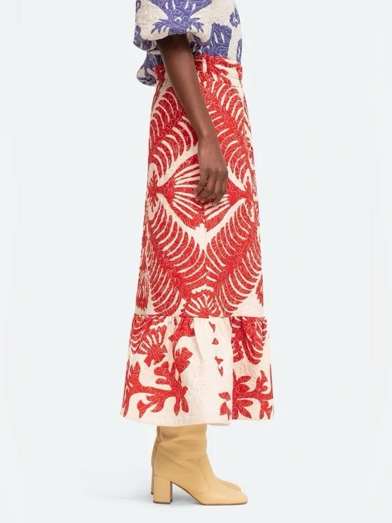 Sea New York Henrietta Quilted Mid Skirt - Picture 3 of 7